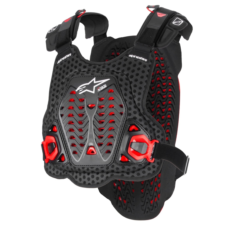 Alpinestars A-5 Plasma Brustschutz schwarz-rot-weiß