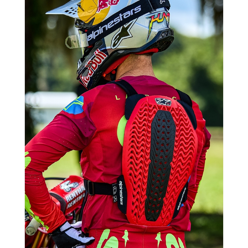 Alpinestars A-5 Plasma Brustschutz schwarz-rot-weiß