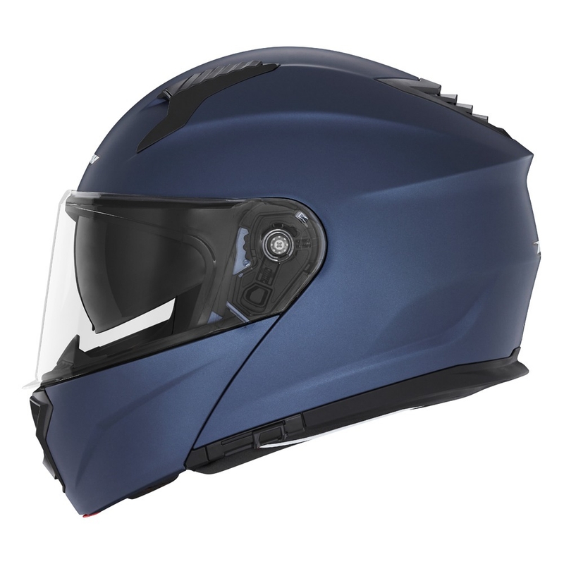 Klappbarer Motorradhelm NOX N968 blau matt