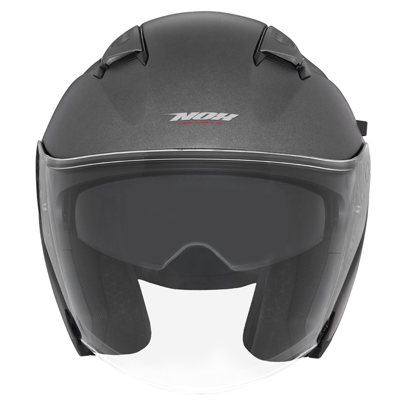 Offener Motorradhelm NOX N130 mattes Titan