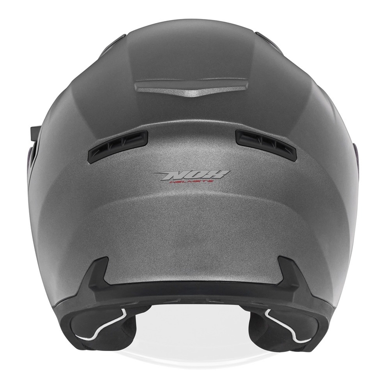 Offener Motorradhelm NOX N130 mattes Titan