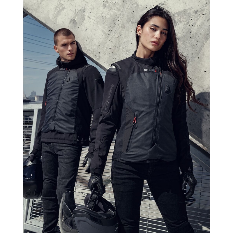 Damen Airbagweste Alpinestars Stella TECH-AIR®3 System schwarz-dunkelgrau