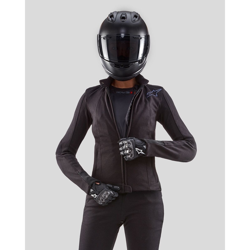 Damen Airbagweste Alpinestars Stella TECH-AIR®3 System schwarz-dunkelgrau