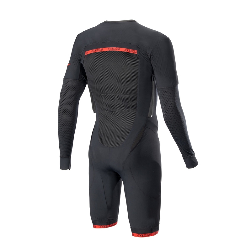 Alpinestars TECH-AIR®10 Airbagweste Außenschicht mit kurzer Hose Schwarz-Rot-Grau