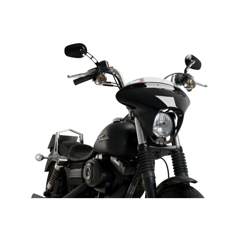 Windschutzscheibe PUIG BATWING SML SPORT getönt für HARLEY DAVIDSON FXDBI 1450 Dyna Street Bob 2006-2007, HARLEY DAVIDSON FXDB 1584 Dyna Street Bob 2007-2017