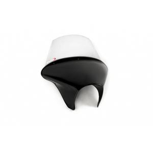 Windschutzscheibe PUIG BATWING SML TOURING 21070W transparent with matt black housing