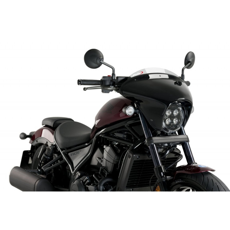 Windschutzscheibe PUIG BATWING SML SPORT getönt gloss black housing für HONDA CMX 1100 Rebel 2021-2026