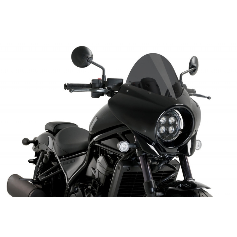 Plexiglas PUIG MIRAGE dunkel getönt gloss black housing