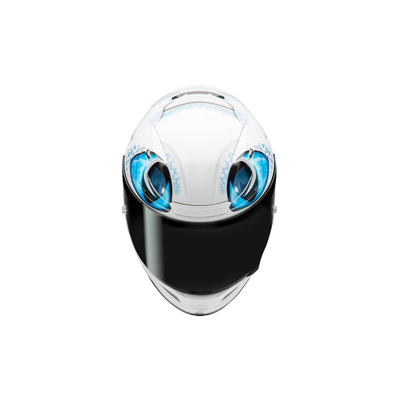 HJC RPHA 12 Light Fury Universeller weiß-blauer Integralhelm Ausverkauf