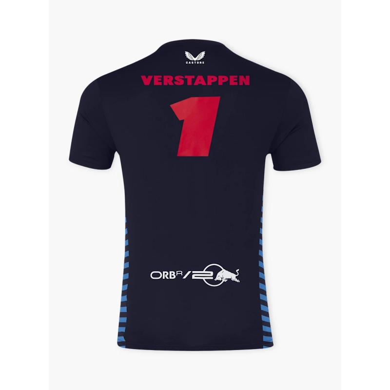 T-Shirt Red Bull Racing F1 Max Verstappen dunkelblau