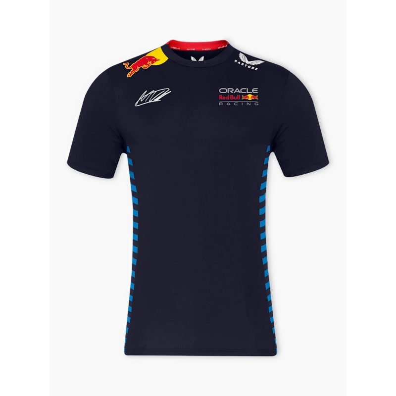 T-Shirt Red Bull Racing F1 Max Verstappen dunkelblau