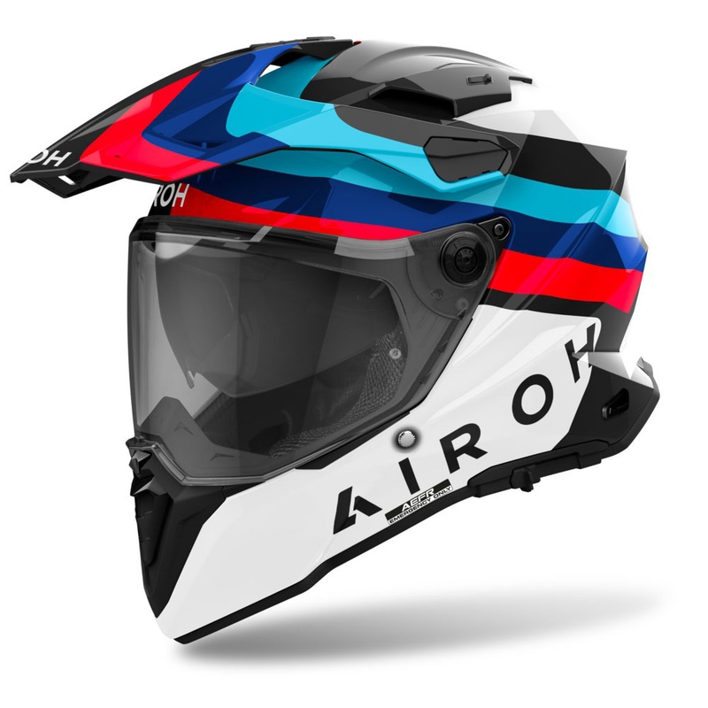 Airoh Commander 2 Doom Enduro Helm glänzend schwarz
