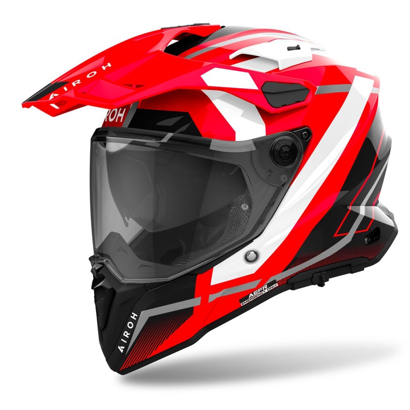 Endurohelm Airoh Commander 2 Mavick glänzend rot