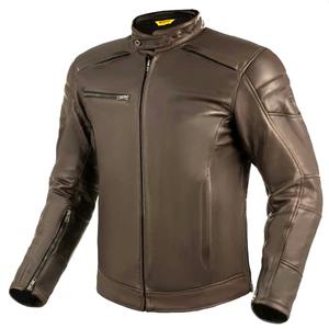Leder-Motorradjacke Shima Hunter+ 2.0 braun