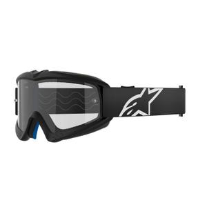 Alpinestars Vision Youth Corp Kinder-Motocross-Brille schwarz mit klarer Linse