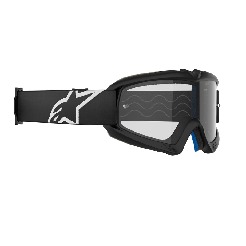 Alpinestars Vision Youth Corp Kinder-Motocross-Brille schwarz mit klarer Linse