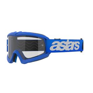 Alpinestars Vision Youth Blaze blaue Motocross-Brille mit klaren Gläsern