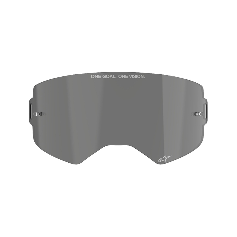 Plexiglas für Alpinestars Supertech-Brille, dunkler Rauch