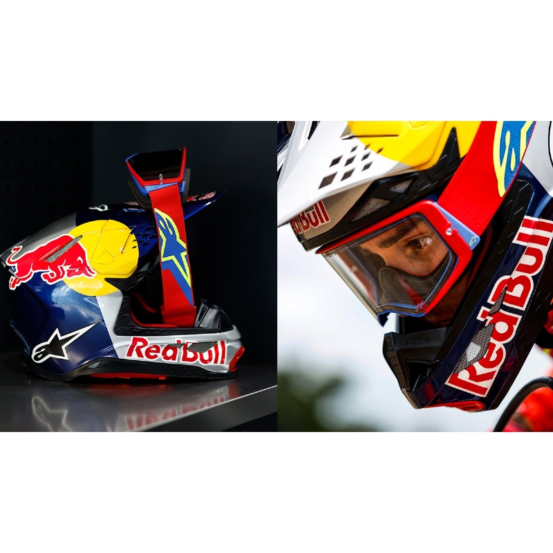 Alpinestars Supertech Stream ROLL-OFF Wide Vision Motocross-Brille blau mit klaren Gläsern