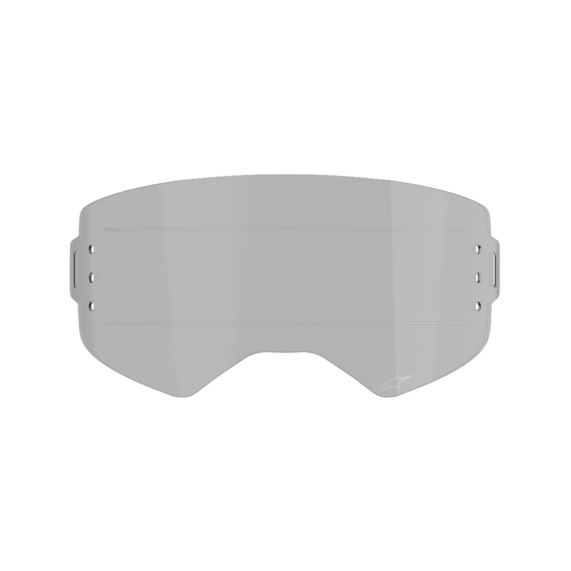 Plexiglas für Alpinestars Supertech-Brille für das Roll-Off-System Smoke
