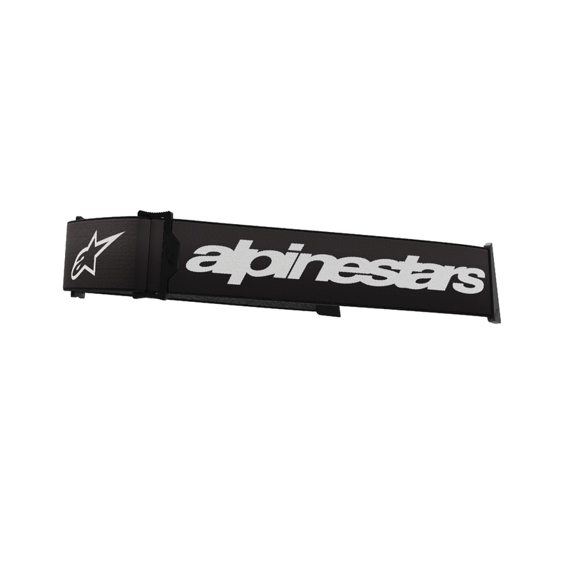 Brillenband für Alpinestars Supertech/Vision 8 Brillen schwarz-weiß