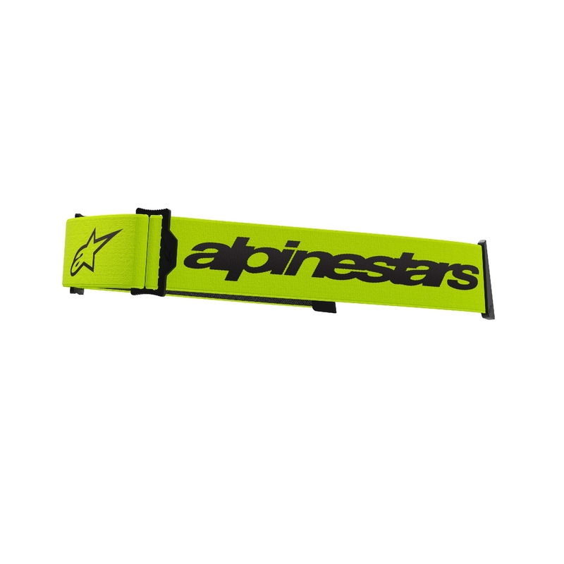 Strap für Alpinestars Supertech/Vision 8 Brillen fluo gelb-schwarz