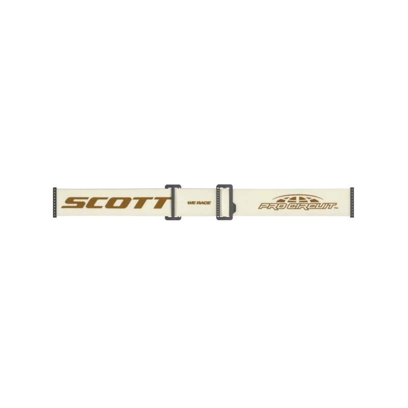SCOTT Prospect PRO Circuit AMP Motocross-Brille beige-braun mit goldenem Plexiglas