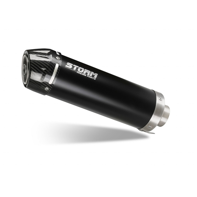 Auspuffendstück STORM GP Black with carbon cap