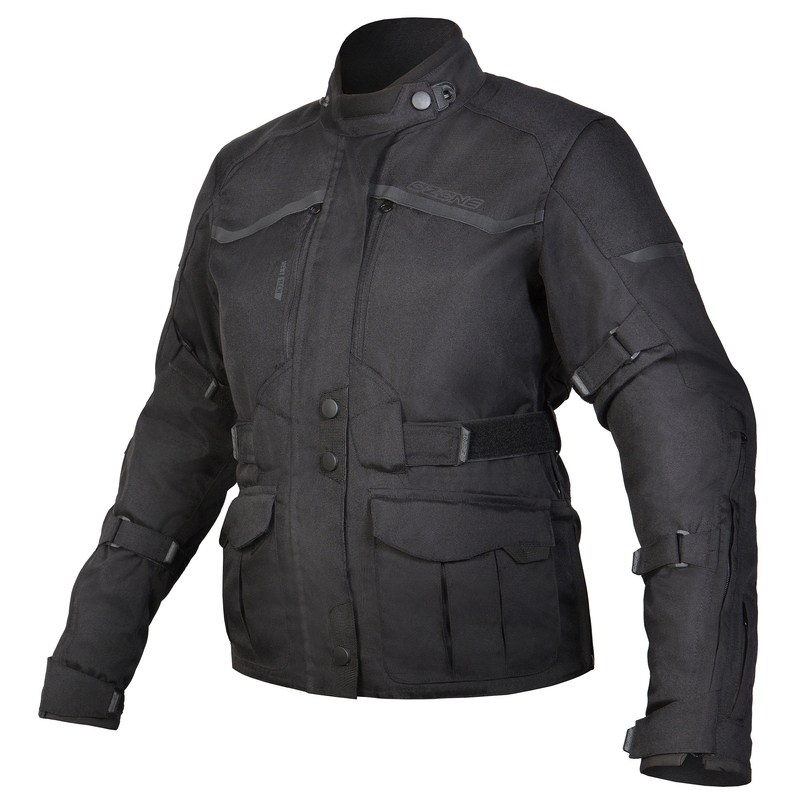Ozone Explorer II Schwarze Motorradjacke