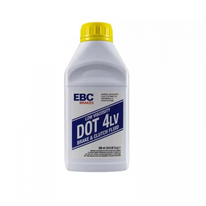 Bremsflüssigkeit EBC Dot 4 500ml low viscosity for ASR/ESP Systém