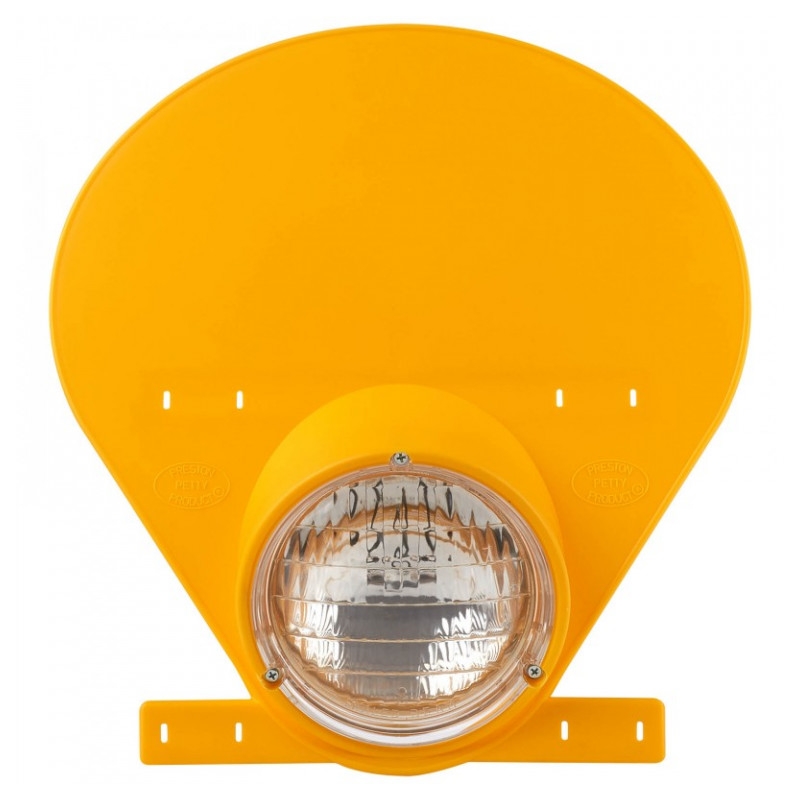 Maske mit Leuchte POLISPORT with halogen bulb Dark yellow