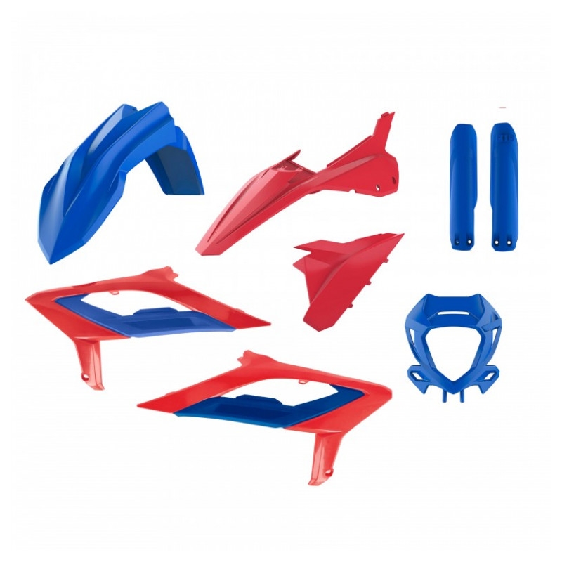 Satz Kunststoffteile POLISPORT Blue / Red