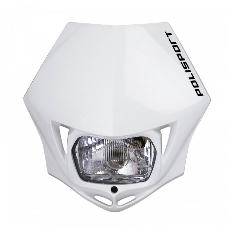 Maske mit Leuchte POLISPORT MMX weiß