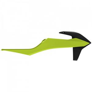 Radiator scoops POLISPORT 8422100005 Black / Yellow Fluo