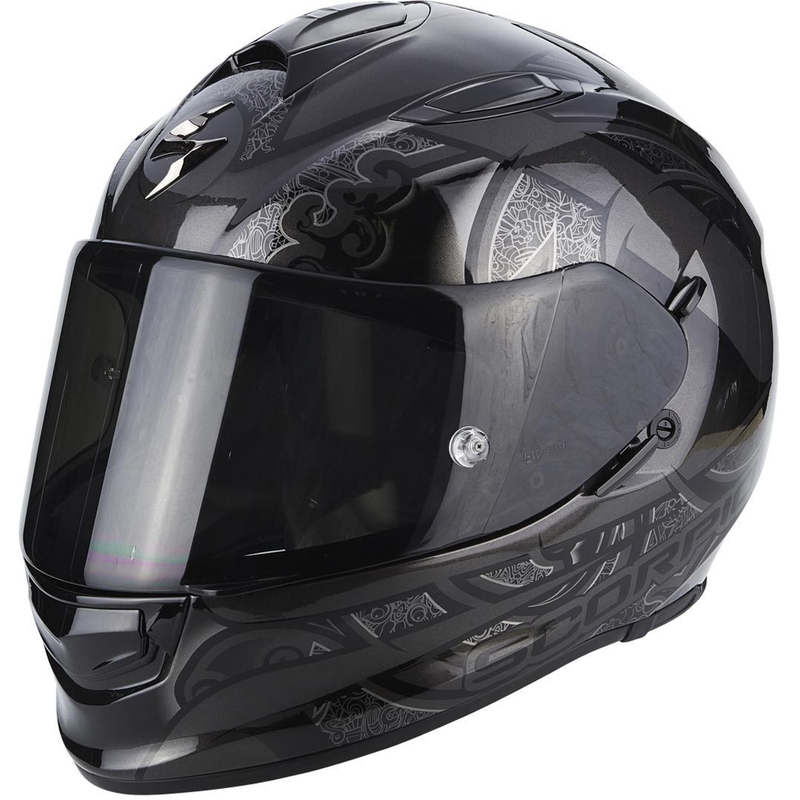 Moto Integralhelm Scorpion EXO-510 Air Arabesc schwarz Ausverkauf