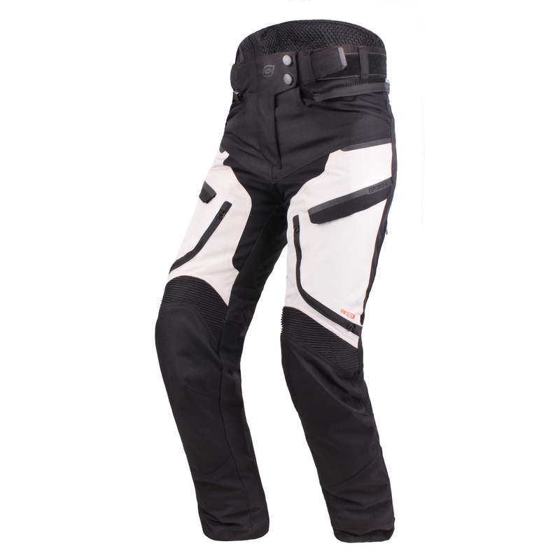 Women's Ozone Explorer II Grau und Schwarz Motorradhosen Ausverkauf