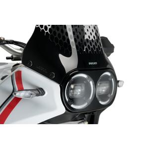 Adhere headlight protector PUIG 21439W transparent