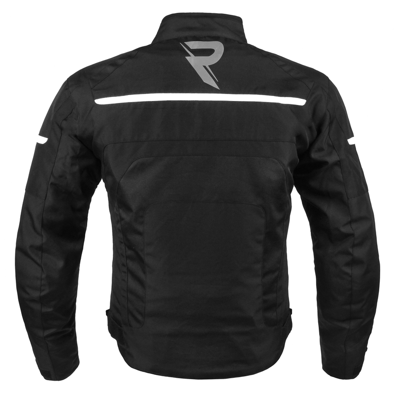 Street Racer Definit schwarz-weiße Motorradjacke Ausverkauf