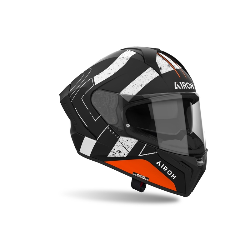 Integrierter Motorradhelm Airoh MATRYX Scope mattorange