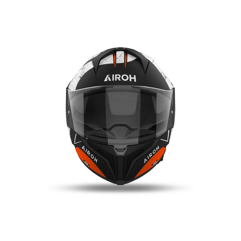 Integrierter Motorradhelm Airoh MATRYX Scope mattorange