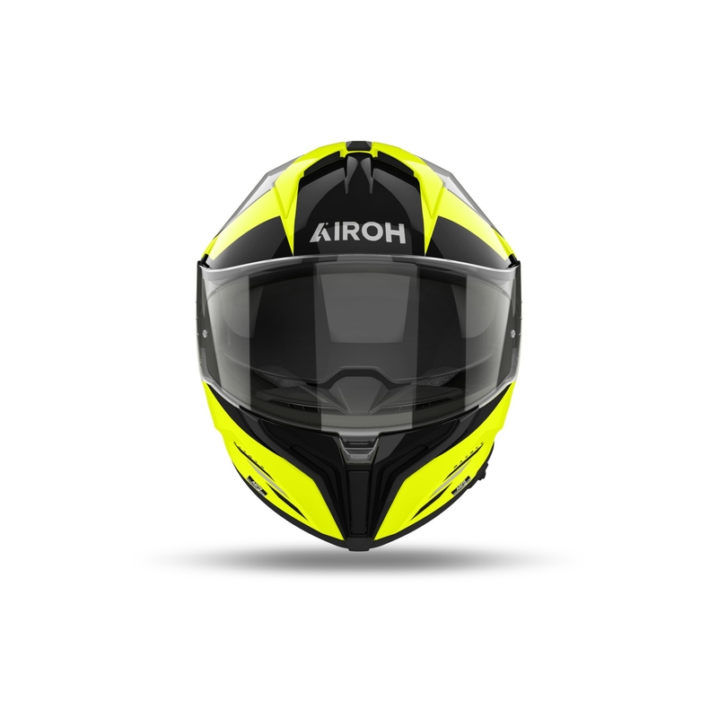 Integrierter Motorradhelm Airoh MATRYX Thron gelb