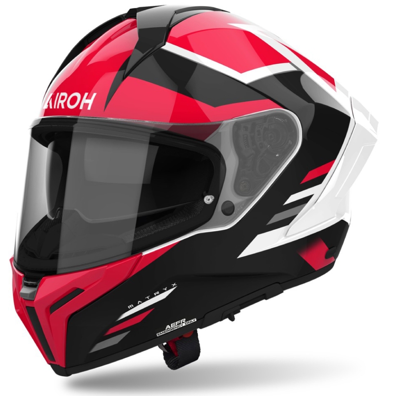 Integrierter Motorradhelm Airoh MATRYX Thron rot