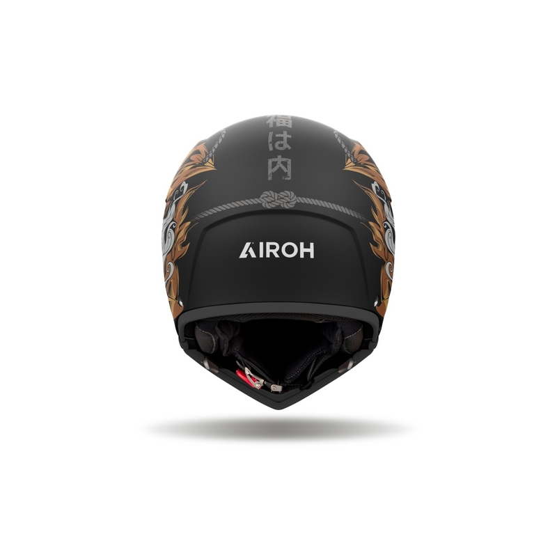 Airoh J110 Oni Mattschwarzer modularer Motorradhelm