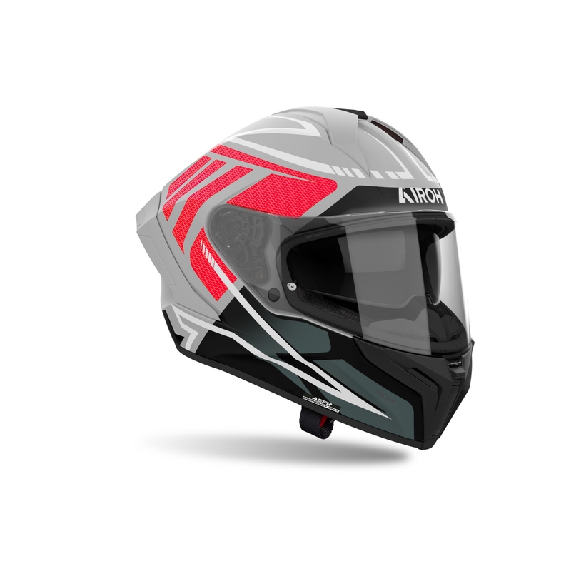 Integrierter Motorradhelm Airoh MATRYX Rider mattrot