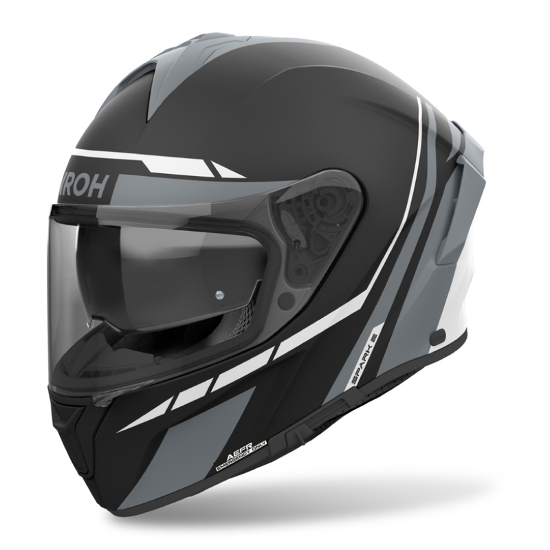 Airoh SPARK 2 Spinner mattgrauer Integral-Motorradhelm