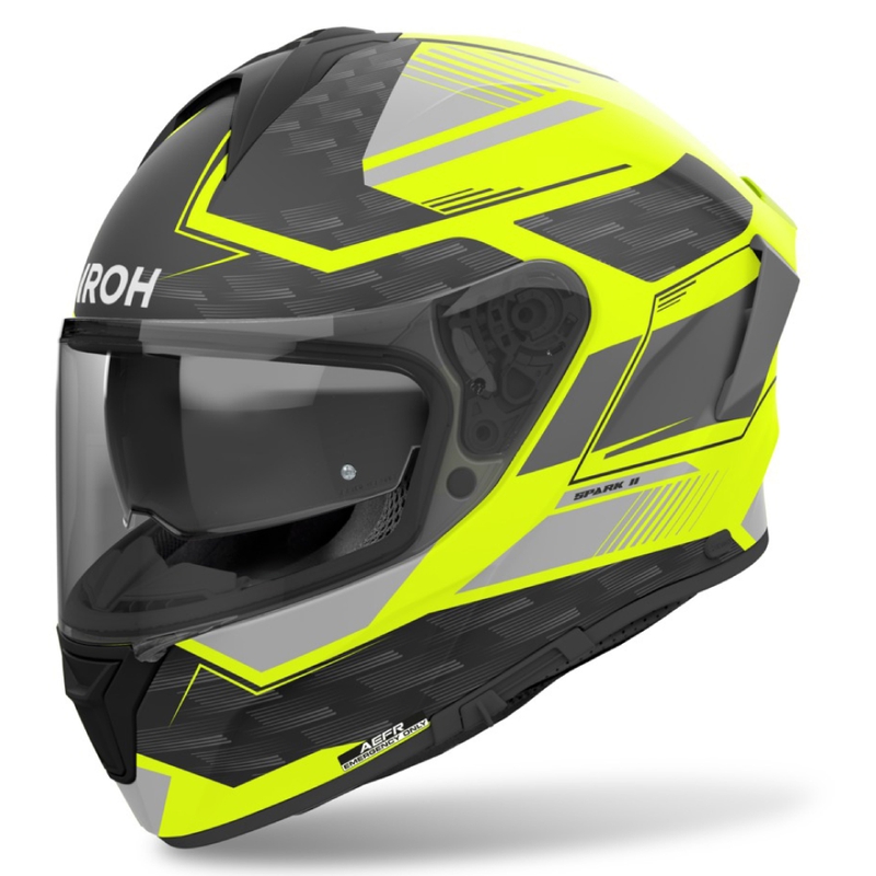 Integrierter Motorradhelm Airoh SPARK 2 Zenith mattgelb