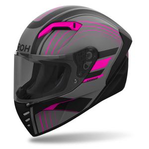 Integrierter Motorradhelm Airoh CONNOR Achieve mattrosa