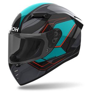 Integrierter Motorradhelm Airoh CONNOR Dunk glänzend schwarz-blau