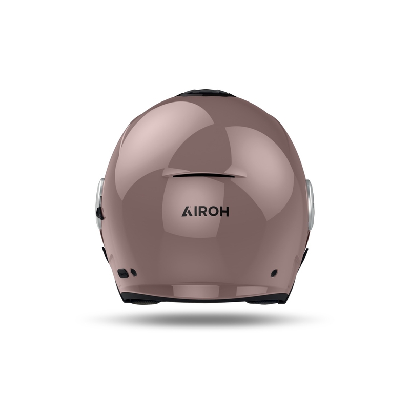 Offener Motorradhelm Airoh HELYOS Farbe Metallic-Rosa