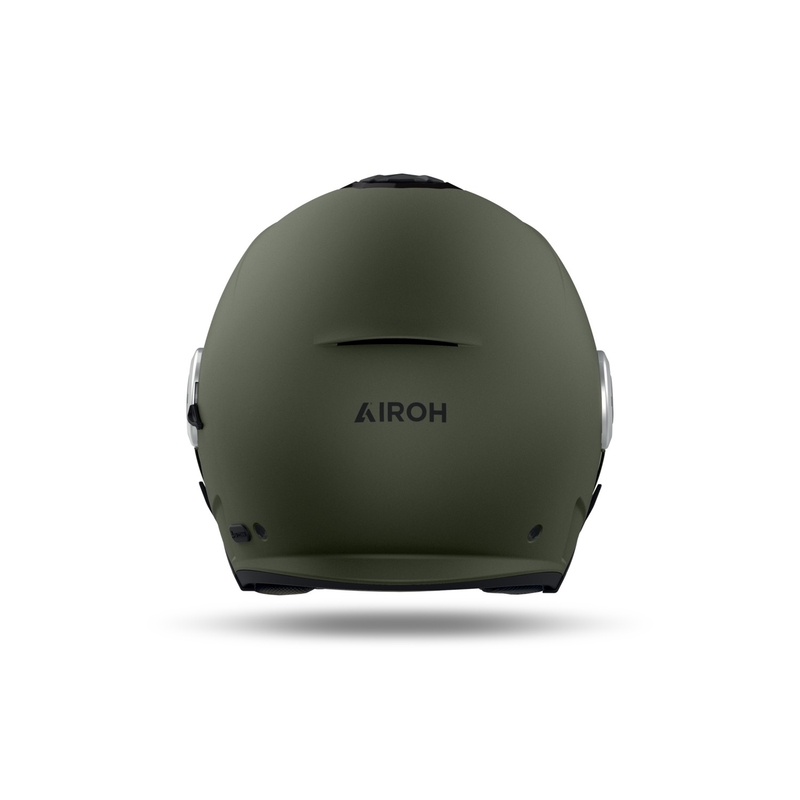 Offener Motorradhelm Airoh HELYOS Farbe mattgrün